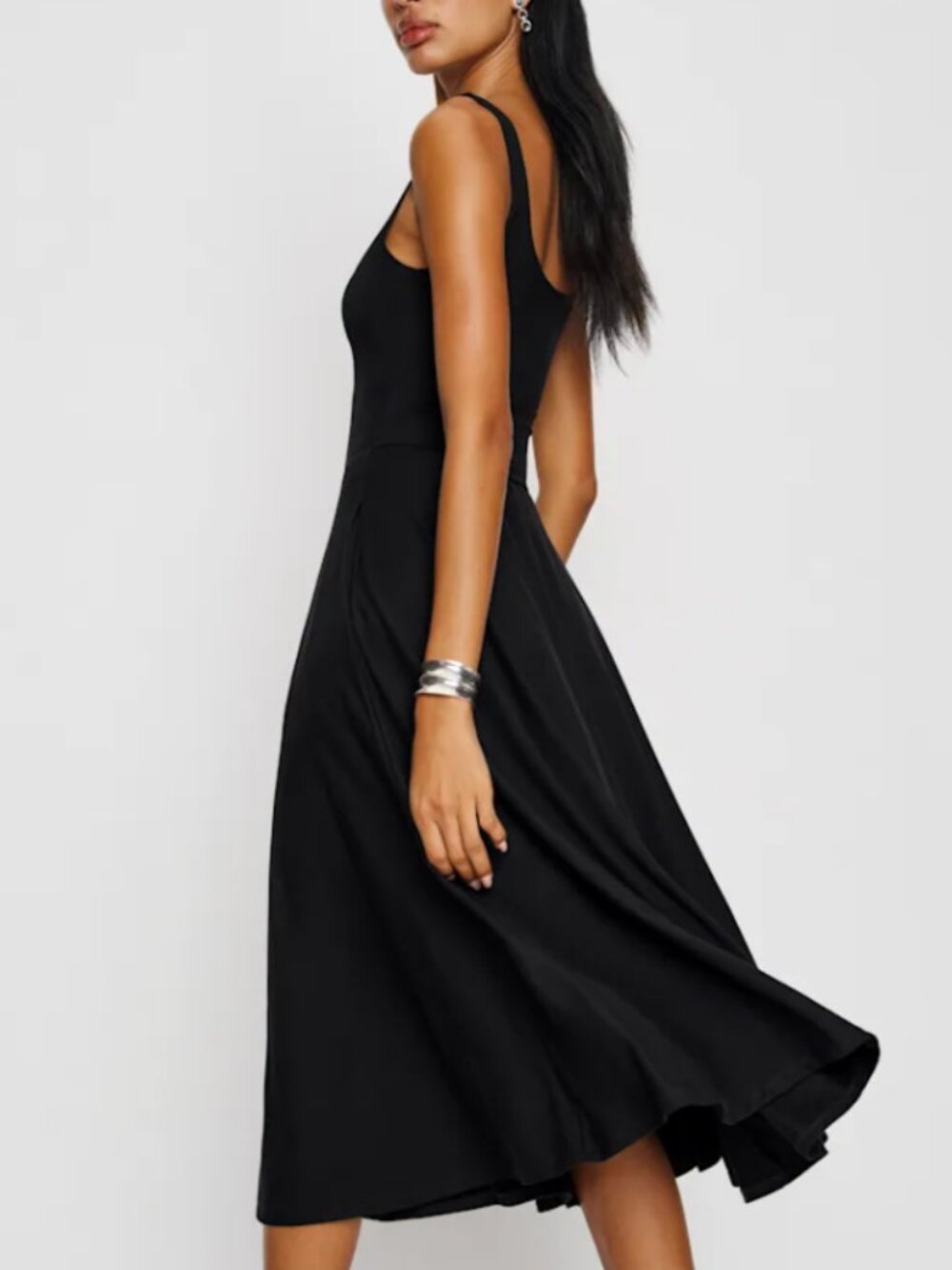 Reformation Rou Knit Dress - Black